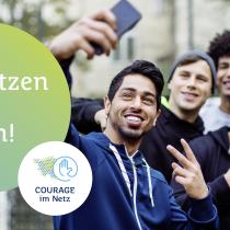 Plakatmotiv zu Courage im Netz